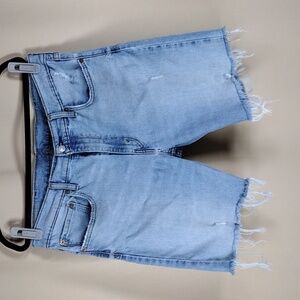 Levi's Skinny Taper Casual Light Blue Streetwear Denim Cotton Fringe Jeans